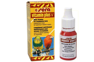 Bổ sung Vitamin cho chim cảnh với Sera vitamin plus V